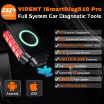 Vident iSmartDiag510/ 510 PRO BT OBD2 Scanner Full Diagnostic Tool With CAN FD&DIOP – Image 4