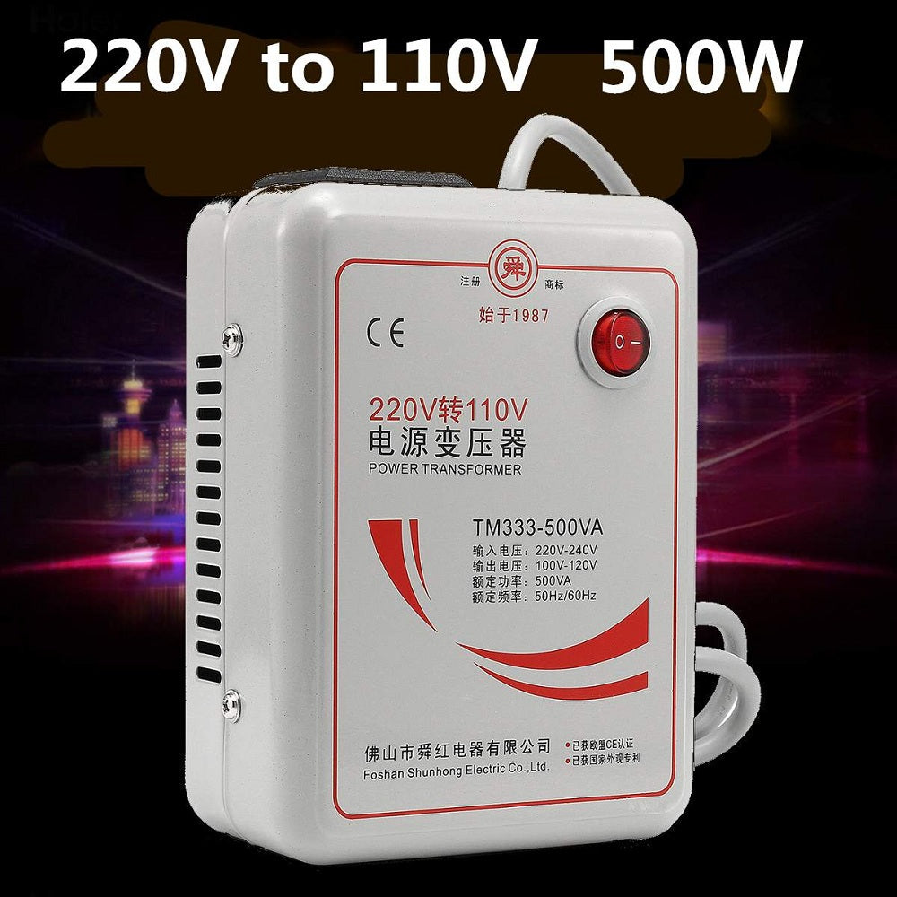 500W Voltage Converter Transformer From AC 220V to 110V 1 500W Voltage Converter Transformer From AC 220V to 110V - Image 1