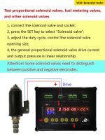W10 Agricultural Repair Tool Test Drive Device Truck Agricultural Repair Tool for Diesel Injector Stepper, Motor Stepper Urea Pump Solenoid Valve Truck ,Excavator - immagine 5