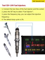 W10 Agricultural Repair Tool Test Drive Device Truck Agricultural Repair Tool for Diesel Injector Stepper, Motor Stepper Urea Pump Solenoid Valve Truck ,Excavator - immagine 6