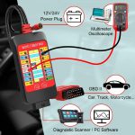 WOYO CTB007 PRO 12V/24V OBD2 Breakout Box - Professional ECU Test & CAN Tester - Imagem 3