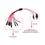 WOYO CTBC001 8-Way ECU Breakout Leads For Automotive Diagnostic Oscilloscope Line Cable DIY Connection - 画像 (4)