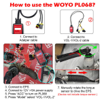 WOYO PL068 Volv-o EPS Tester - Imagem 4