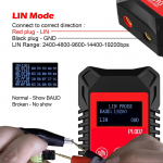 WOYO PL007 Multi-Protocol Signal Tester (CAN/LIN/PWM) & CAN Bus Analyzer With Baud Rate/ID Data Decoding And Auto-Polarity Detection For CAN-H/CAN-L - Imagem 5