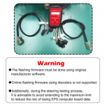 WOYO PL028 Automotive Diagnostic Tool Steering Wheel EPS Tester Compatible With Mercedes Benz Coupe & BMW MINI - Imagen 6