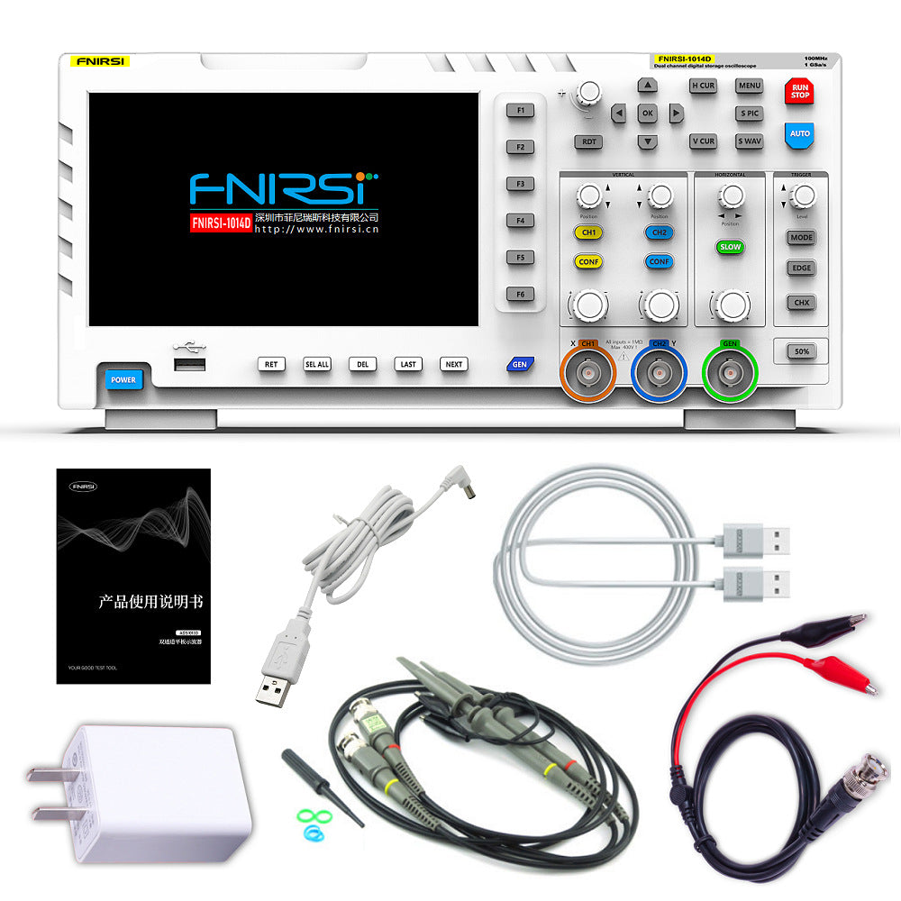 FNIRSI 1014D Oscilloscope 2 in 1 Digital Oscilloscope DDS Signal Generator 1 FNIRSI 1014D Oscilloscope 2 in 1 Digital Oscilloscope DDS Signal Generator - Image 1