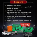 BCM2 A-udi Solder-Free Adapter for Add Key and All Key Lost Solution Work with Key Tool Plus Pad and VVDI2 - Image 10