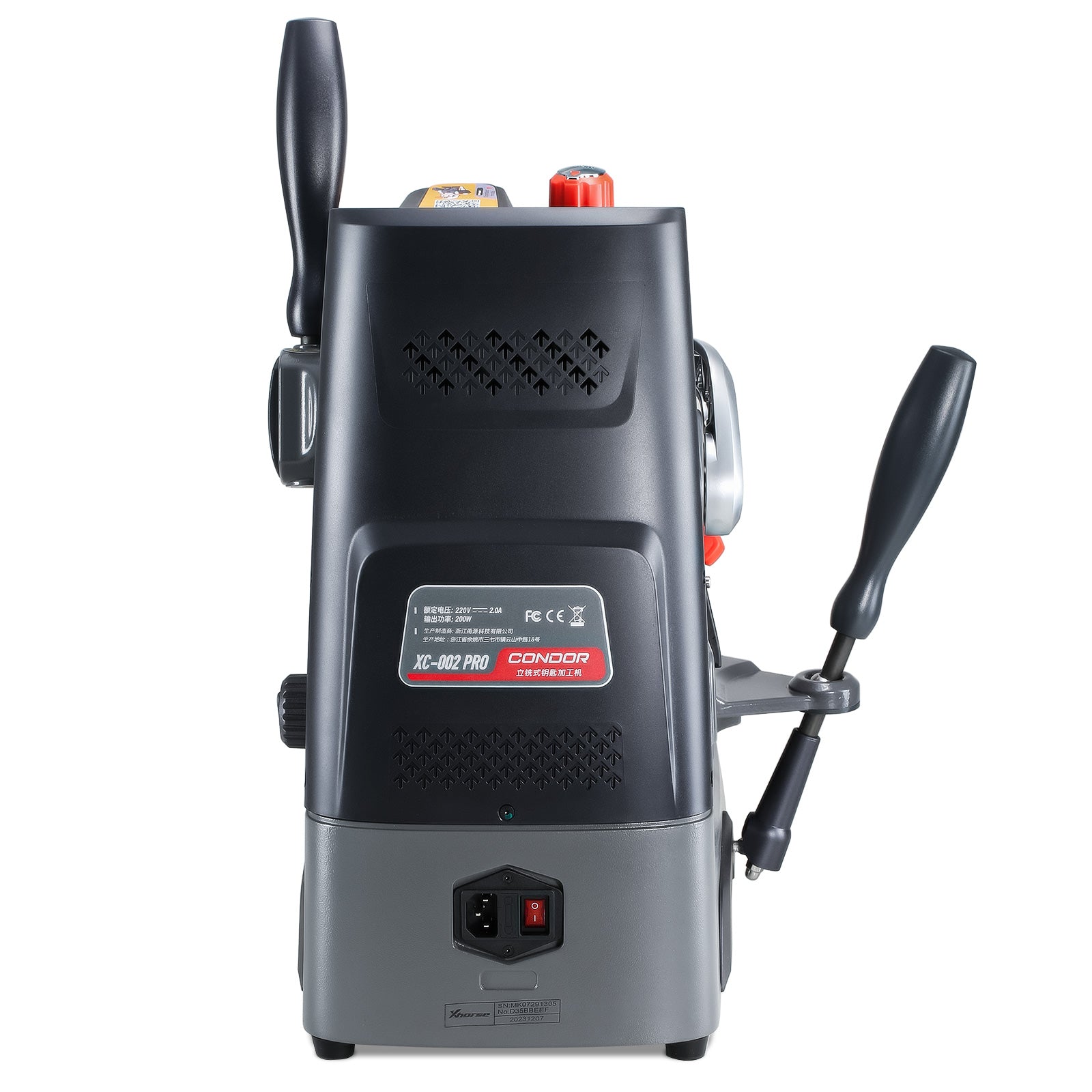 Xhorse Condor XC-002 Pro Key Cutter Battery-Free Manual Machine 2025 1 Xhorse Condor XC-002 Pro Key Cutter Battery-Free Manual Machine 2025 - الصورة 1