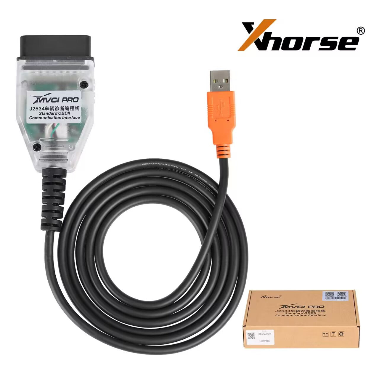 Xhorse MVCI PRO J2534 Vehicle Diagnostic Programming Cable for ODIS/ Ford Mazda IDS/ HDS/ TIS/ SUBARU 1 Xhorse MVCI PRO J2534 Vehicle Diagnostic Programming Cable for ODIS/ Ford Mazda IDS/ HDS/ TIS/ SUBARU – Image 1