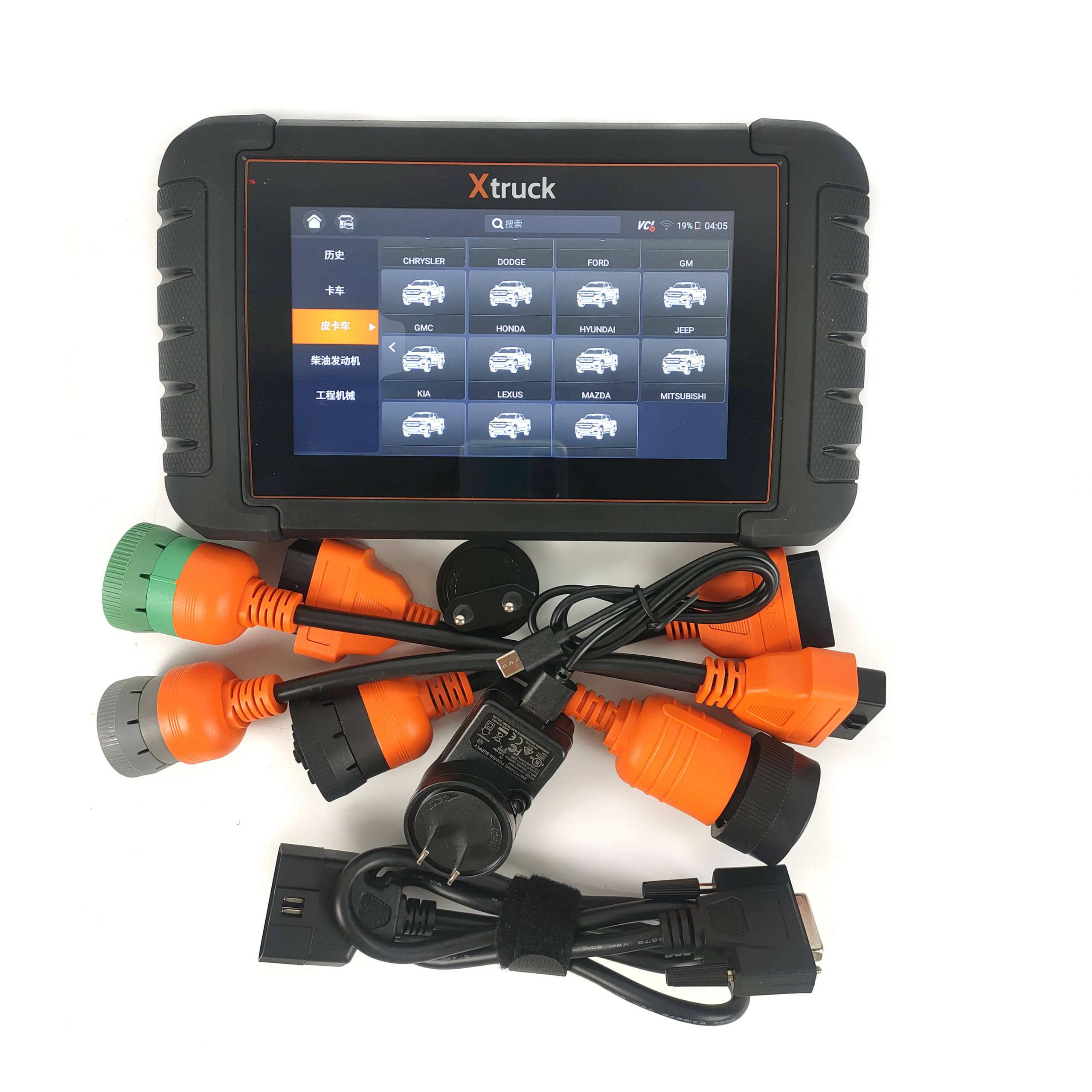 Xtruck HD19 Heavy Duty Diesel Truck Diagnostic Scanner - All-in-One Diagnostic Solution for Commercial Vehicles 1 Xtruck HD19 Heavy Duty Diesel Truck Diagnostic Scanner - All-in-One Diagnostic Solution for Commercial Vehicles - Imagem 1