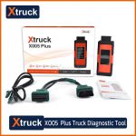 Xtruck X005 Plus Truck Diagnostic Tool - ECU Quick Flashing & DPF Regeneration Scanner for Sinotruk, Dongfeng, SHACMAN Heavy Duty Trucks