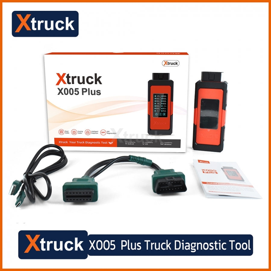 Xtruck X005 Plus Truck Diagnostic Tool - ECU Quick Flashing & DPF Regeneration Scanner for Sinotruk, Dongfeng, SHACMAN Heavy Duty Trucks 1 Xtruck X005 Plus Truck Diagnostic Tool - ECU Quick Flashing & DPF Regeneration Scanner for Sinotruk, Dongfeng, SHACMAN Heavy Duty Trucks – Image 1