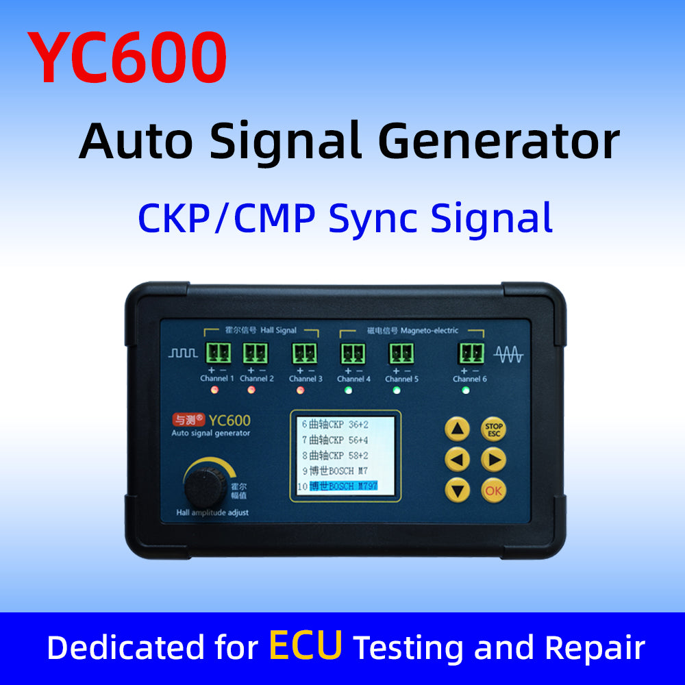 YC600 Automotive Signal Generator Crank Axle/Cam Shaft Sensor for Automobile/Motorcycle/Excavator ECU Test 1 YC600 Automotive Signal Generator Crank Axle/Cam Shaft Sensor for Automobile/Motorcycle/Excavator ECU Test - immagine 1