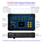YC600 Automotive Signal Generator Crank Axle/Cam Shaft Sensor for Automobile/Motorcycle/Excavator ECU Test - immagine 2
