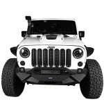Front Road (Pack Inserts of Jeep Clip-in Hooke Wrangler Unlimited & 2007-2015 Matte JK Mesh for Grille Black 7) - Image 7