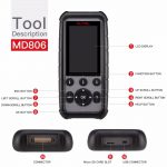 AUTEL MaxiDiag MD806 Pro OBD2 Handheld Scanner All System Diagnostic Tool - immagine 8