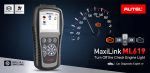 Autel Maxilink ML619 OBD2 Diagnostic Scanner ABS SRS CAN OBDII Code Reader Free Update Lifetime VS Autel AL619 - immagine 6