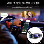⁦Handsfree Car Kit Transmitter Power ON OFF Bluetooth 5.0 FM Modulator TF USB Audio Music Player AUX MP3⁩ - الصورة ⁦5⁩